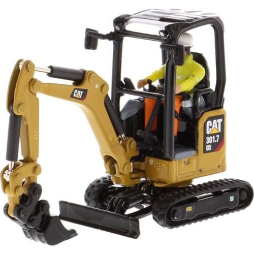 DM 85597 1:50Cat 301.7 CR Next Generation Mini Hydraulic Excavator with Work Tools toy