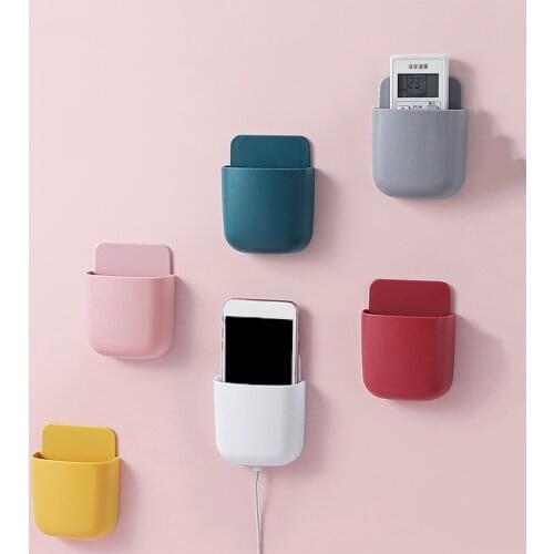 Wall Mounted Remote Control Holder Case Storage Air Conditioner TV Phone Support Organizer Case Remote Control Organiser Storage