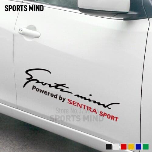 Customizable Sports Mind Car Decoration Automobiles Car Sticker Decal Car Styling For Nissan Sentra B17 Exterior Accessories