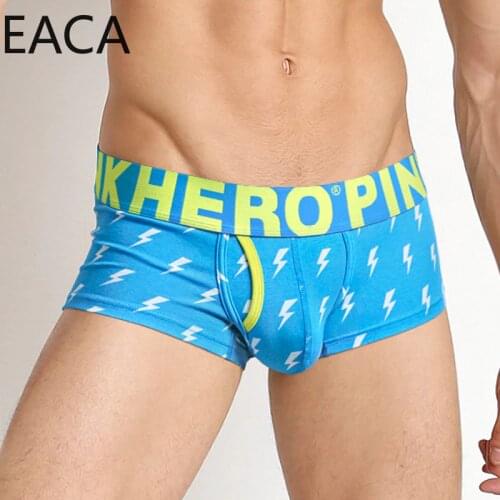 2020 New Pink Heroes Fashion Underwear Cotton Men Boxer Shorts High-quality Men Panties Male Underpants Comfortable So Cool