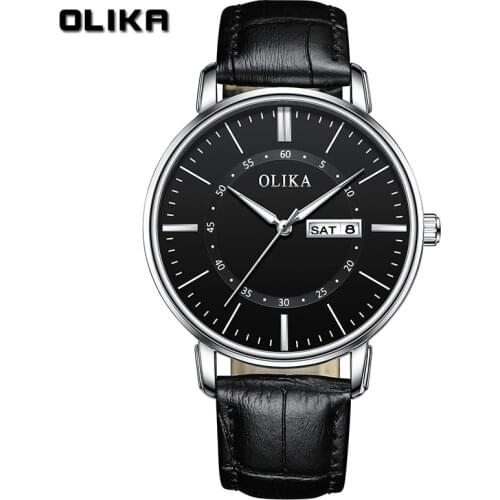 2021 New Explosion Olga Mens Watch with Calendar Quartz Watch Fashion Waterproof Shi Ying Watch Luxury Watch Men Gifts