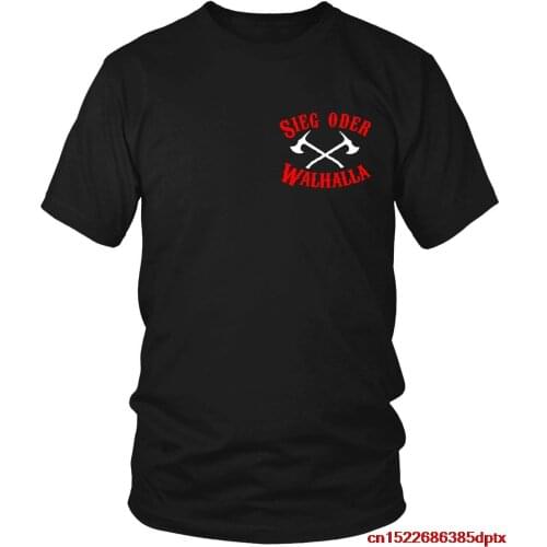 Victory or VALHALLA T-SHIRT fun shirt odin viking thor Walhalla Valkyries