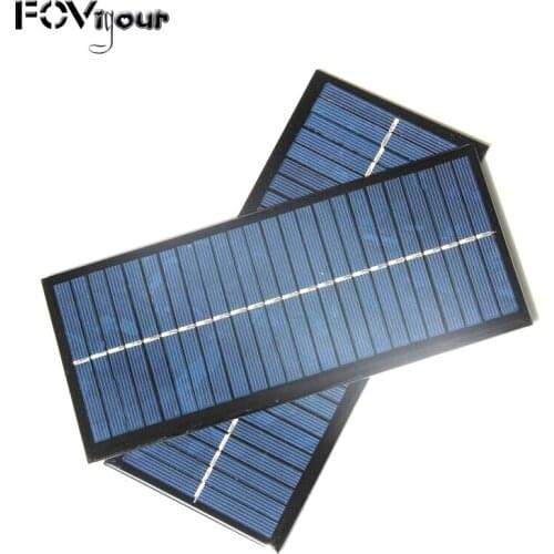Xionel 2.5W 12V Polycrystalline Solar Cell Solar Panel 213*92*3MM Epoxy