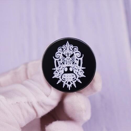 Hollow Knight Enamel Pin Button Badge Metal Brooch Game Fans Flair Addition