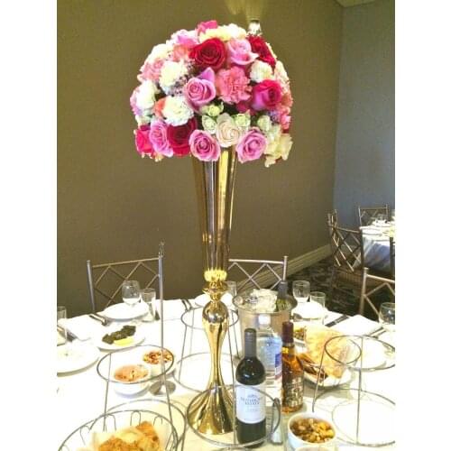 Wedding aisle walkway Flower Road Lead DIY party decor luxury props wedding centerpieces table vase flower holder ornament