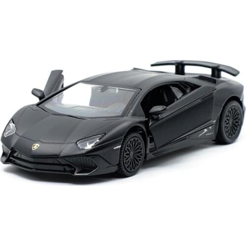 High Simulation Exquisite Diecasts & Toy Vehicles: RMZ city Car Styling Aventador LP750-4 SV 1:36 Alloy Car Model Pull Back Cars