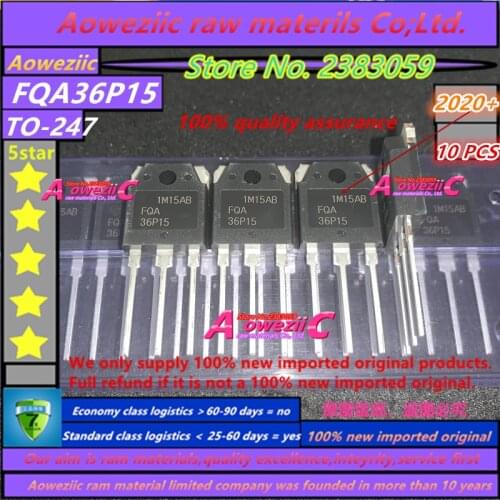 Aoweziic 2020+ 100% new imported original FQA36P15 36P15 TO-247 Field Effect Transistor 36A 150V