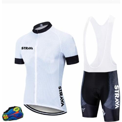 MTB Ropa Ciclismo Bicycle Uniforme Maillot Quick Dry 20D Pad Road STRAVA Pro Team Cycling Jersey Set Women Summer Bike Clothes