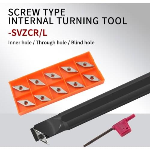 1 pcs S16Q-SVZBR11/S20R-SVZBR11/S25S-SVZCR16 CNC inner circle tool holder and carbide insert VBMT insert