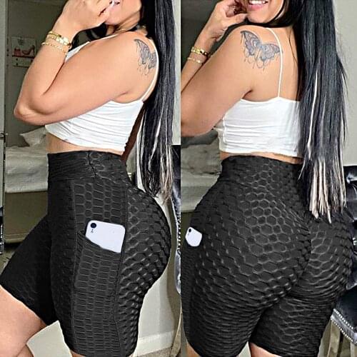 KIWI RATA Womens High Waisted Yoga Shorts Sports Gym Ruched Butt Lifting Workout Running Hot Leggings