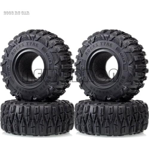2.2" Super Swamper Rocks Tyre 120MM For RC SCX10 90046 D90 CC01 TRX4 Traxxas TRX-4 Tamiya CC01 MST jimny RC4WD NEW ENRON1:10