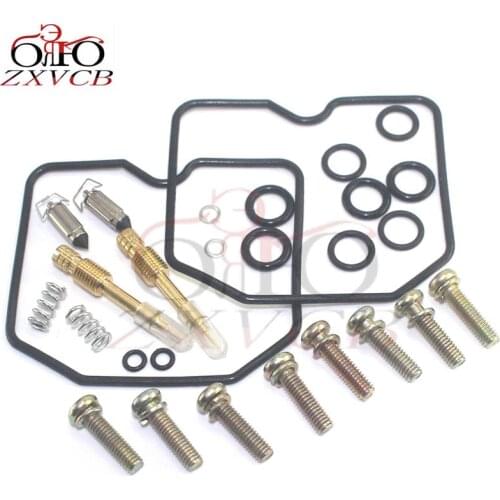 2set for EN450 454 LTD 1985-1990 EN500 1990-1994 EN 450 500 Motorcycle carburetor repair kit floating needle gasket