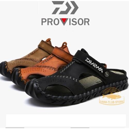 2020 DAIWA Fishing Shoes Sandals Non-slip Mens Slippers Outdoor Breathable Beach Shoes Slippers Wear-resisting Fishing Sandals