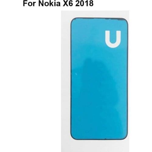 5Pcs For Nokia X6 2018 LCD Tocuh Screen Front Frame Bezel 3M Glue Double Sided Adhesive Sticker Tape For Nokia X 6 TA-1099