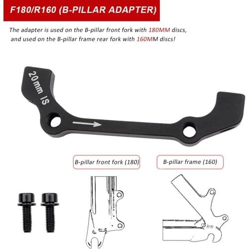 MTB Bike Disc Brake Converter Ultralight Bracket IS PM AB To PM A Disc Brake Mount Adapter for 160 180 203mm Rotor