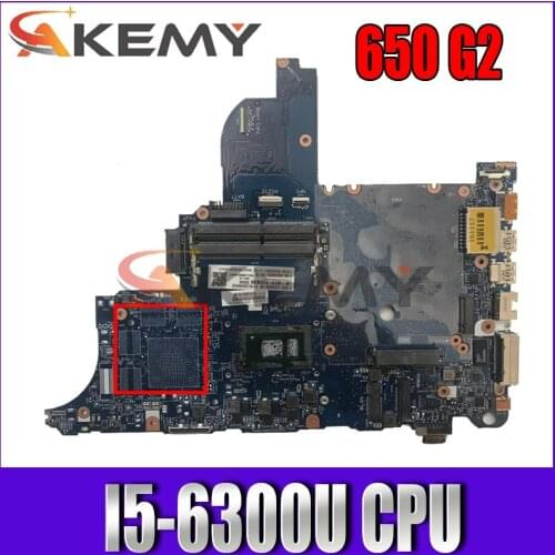 Akemy 840717-001 Laptop Mothebroard For HP Probook 640 650 G2 CIRCUS-6050A2723701-MB-A02 SR2F0 I5-6300U CPU UMA HD MAIN BOARD