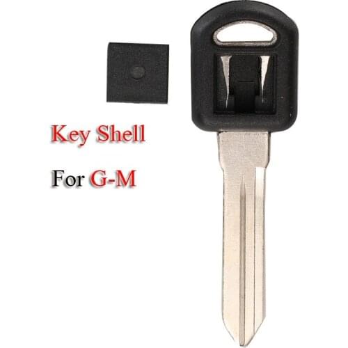 Kutery Remote Car Key Shell For G-M Chevy Pontiac New Ignition No Chip With Uncut Blade Cover Case