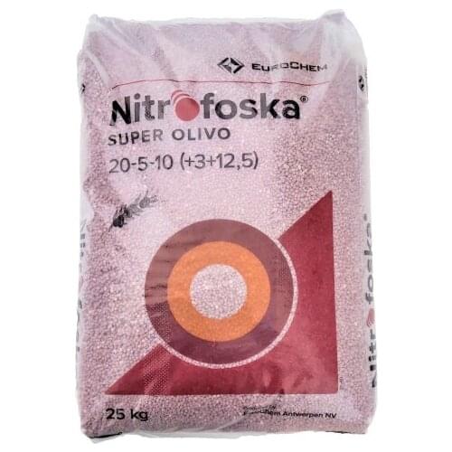 Nitrofoska super olivo 20-05-10 (3). 250 kilos
