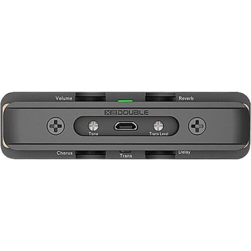 DOUBLE U0 Ukulele Pickup Built-In Chorus Delay Reverb Effects Soundhole Dual Channel Pick Up System Acoustic Ukulele Accessories