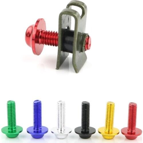 5mm 10PCS CNC Fastener Clips Screw Spring Nuts Bolts Kit For BMW S1000RR HP4 S1000R S1000XR R1200RS G310R R1200GS F800GS F700GS