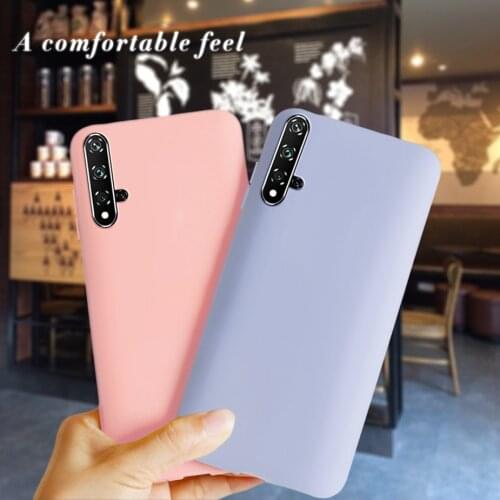 Cute Slim Phone Case For Huawei Honor 20 20s Soft TPU Silicone Cover For Huawei Honor 20S 20 Pro Honor20 20pro Case Fundas Coque