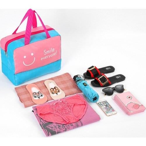 Multifunctional Travel Storage Bag Wet And Dry Separation Beach Bag Waterproof Shoe Bag Swimsuit Bags Large-capacity Handbag