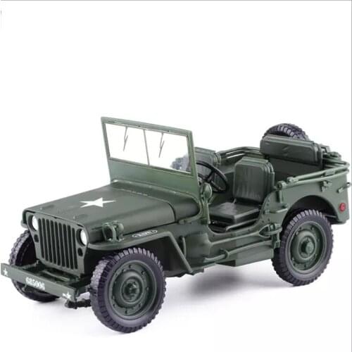 Simulation 1:18 combat vehicle off-road vehicle alloy car model gift childrens birthday gift childrens toy military vehicle