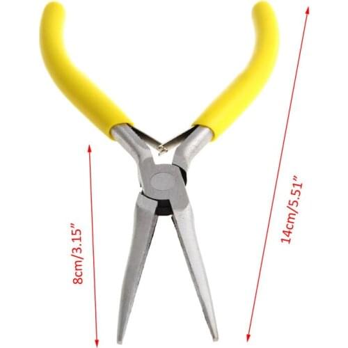 2021 New DIY Mini Needle Nose Jewelry Pliers Practical Jewelry Handmade Carbon Steel Tool