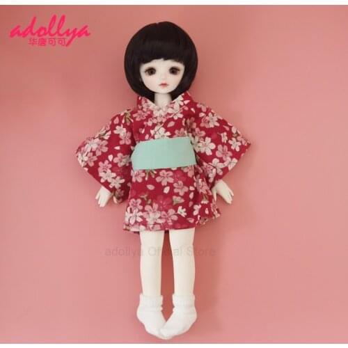 Adollya Clothes BJD Doll Accessories Japanese Kimono Clothes for Doll Japanese Clothes Suitable for 1/6 Dolls