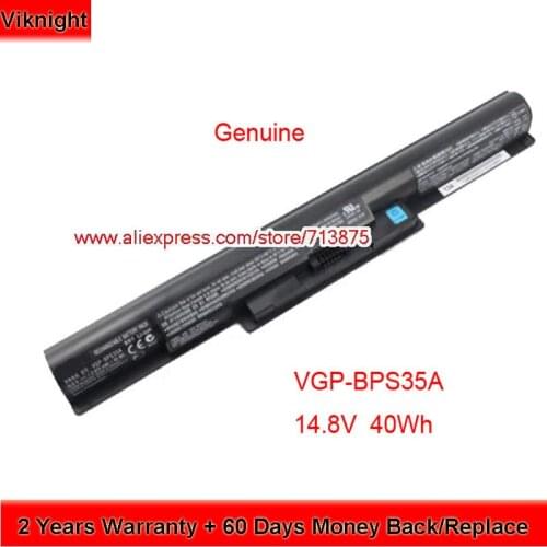 Original VGP-BPS35A Laptop Battery for Sony Vaio SVF152A29M SVF152C29M 14E 15E SVF1421X2EB SVF15217SC F1521V3CW F1531V8CW