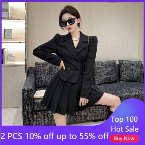 Dress For Women Long Sleeve Suits Female 2021 New High Waist Dresses
