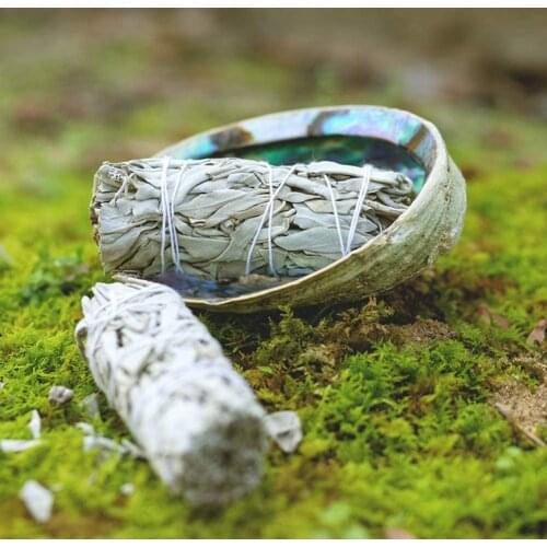 1pcs Sage Smudging Bundles Practical Natural California White Indoor Fragrance Sage Wand Purification Stick for Home Clean