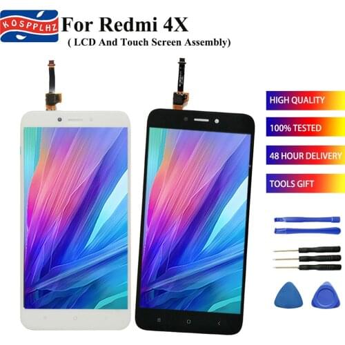 For Xiaomi Redmi 4X LCD Display Touch Screen Digitizer Assembly Replacement For Xiaomi Redmi 4X Pro Smartphones part +Tools