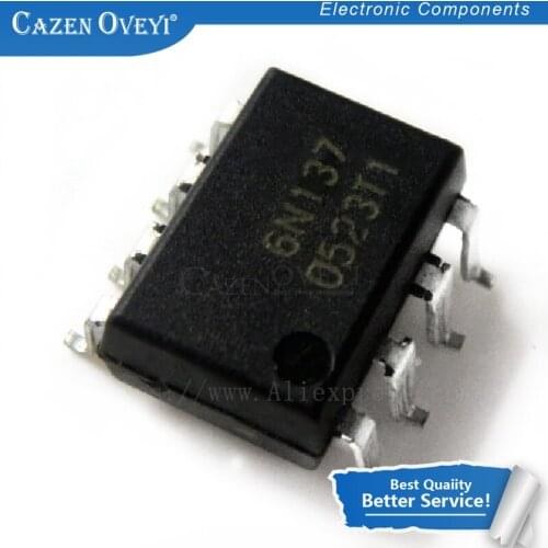 10pcs/lot 6N137S SOP8 6N137SD SOP 6N137 SOP-8 SMD In Stock