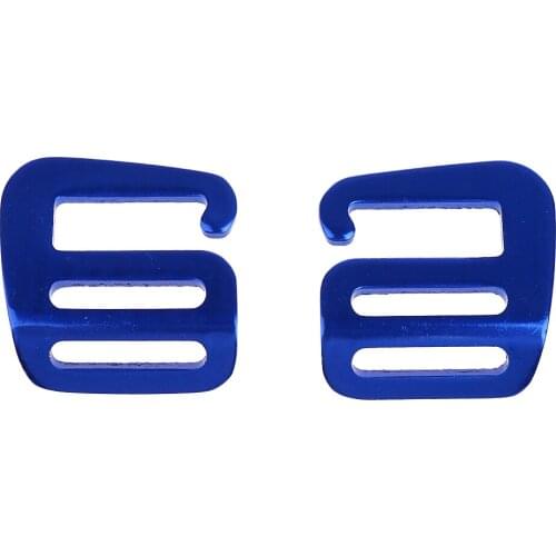 2 Pcs 1 Inch G Hook Outdoor Webbing Buckle for Backpack Strap 25mm