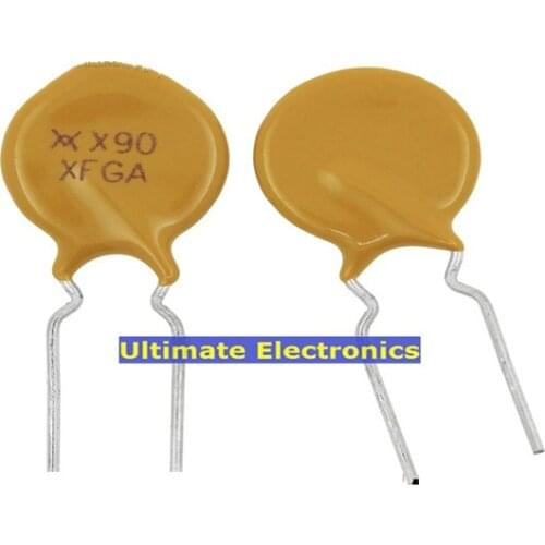 30pcs PTC Resettable fuse RXEF090 72V 0.9A xf090