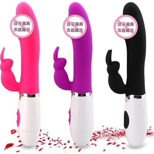 30 Speed Dual Vibration G spot Rabbit Vibrator sex toys for woman Dildo Vibrator Vagina Clitoris stimulator massager Sex toy