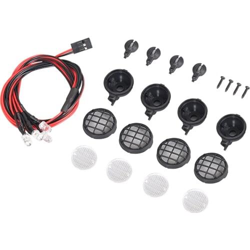 4pcs LED Truck Roof Light Environmental Protection and Durability for 1/10 RC Car Model Part Accessories