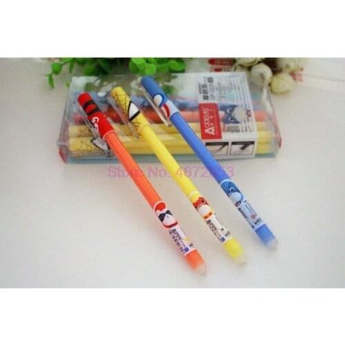 480pcs/lot 0.38mm Erasable Pen Refill Blue Ink Magic Gel Pen For School Office Writing Supply Kawaii Stationery Student