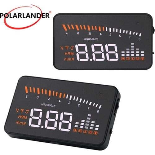 5.5 Inch Comprehensive Display car Head Up Display alarm system Car HUD Projector car detector New OBD2 HUD car styling