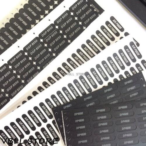 50*Front Label Sticker Escutcheon for Motorola XTS2250 Portable Radio