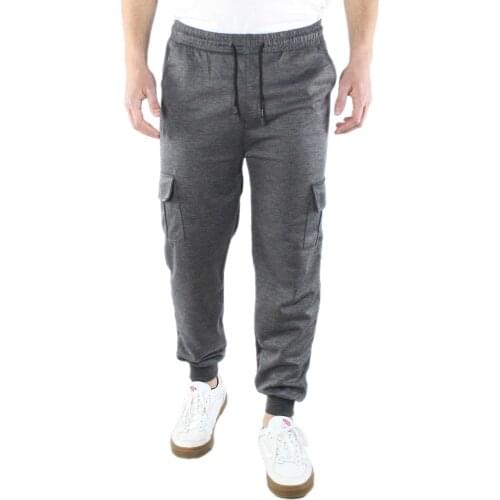 Trousers dark gray mens suit with big pockets summer Spring