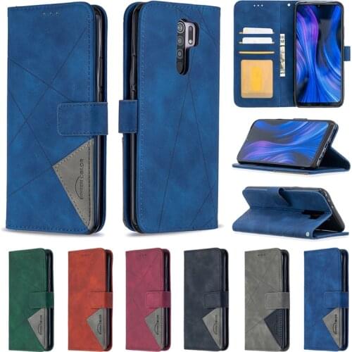 Redmi 9A Case For Xiaomi Mi Note10 CC9 Pro Redmi 9 9A 9C Leather Wallet Case Coque Xiomi Mi Note10 Pro Card Slot Phone Bag Cover