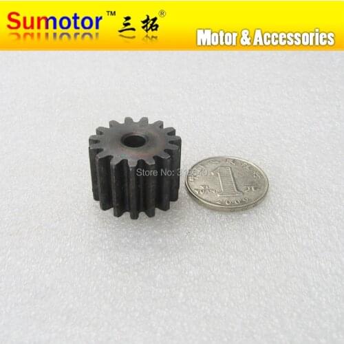 Spur Gear 1.5M 13T 13 Teeth Mod 1.5 Width 15mm Bore not large than 6.3mm Right teeth 45# steel CNC robot gear rack transmission