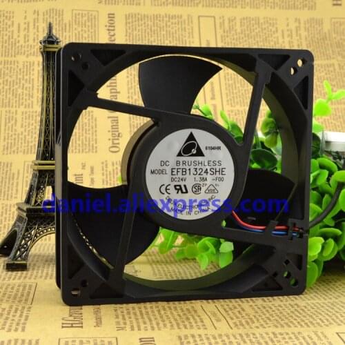 Delta EFB1324SHE 24V 1.38A 127*127*38MM Axis Rheological Frequency Fan