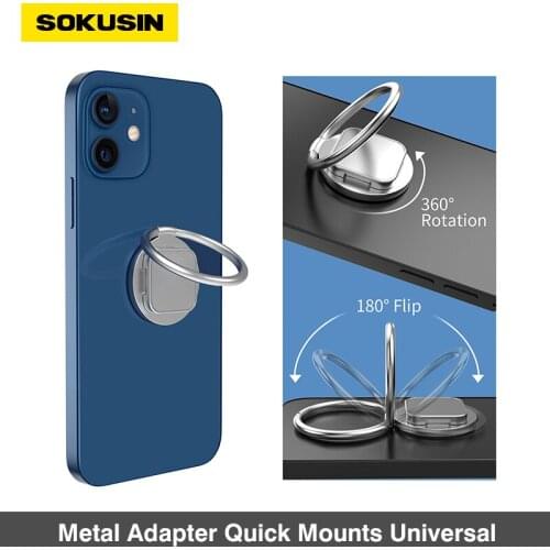 Sokusin Finger Ring Holder,Rotation Phone Holder,Desktop Mobile Stand Cellphone Support For iPhone 12 Xiaomi Huawei Samsung