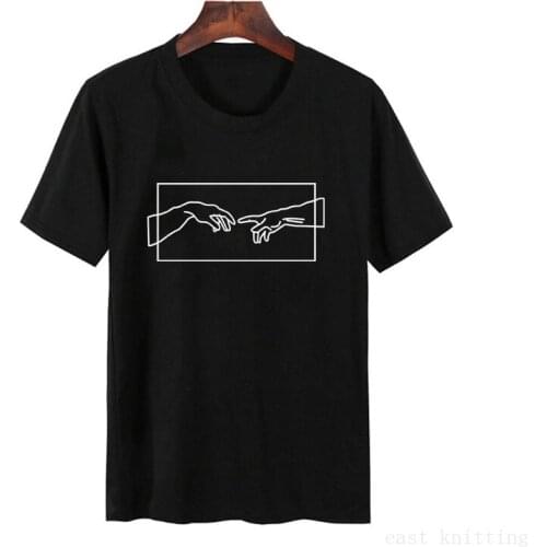 Harajuku Graphic Tee Shirt T-shirts Womens New Fashion Print T-shirt Tumblr Clothing Aesthetic Art