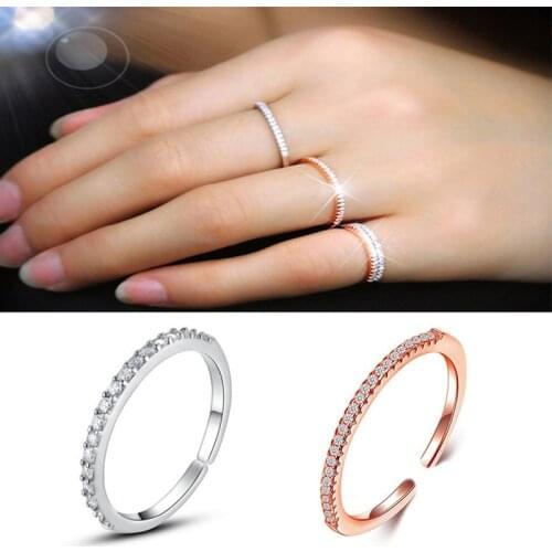 LByzHan Rings With Crystals