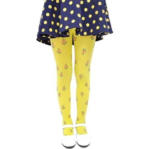 Summer Spring Girls Flower Tights Stockings Fashion 10 Colors Colorful Cute Children Floral Girls Kids Silk Stockings Pantyhose