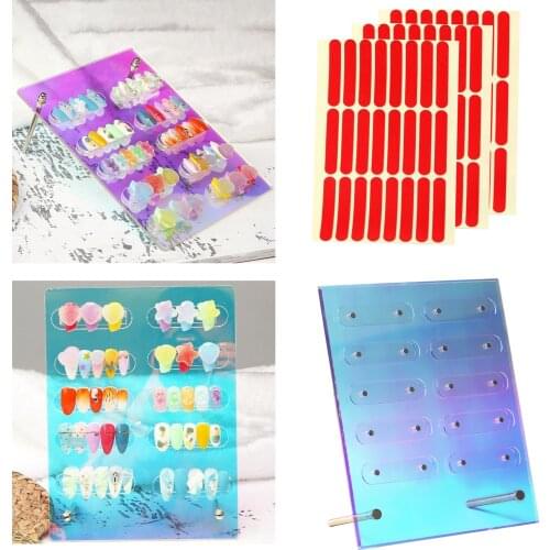 False Nail Tip Display Board Display Magnet Adsorption Nail Color Card Display Board
